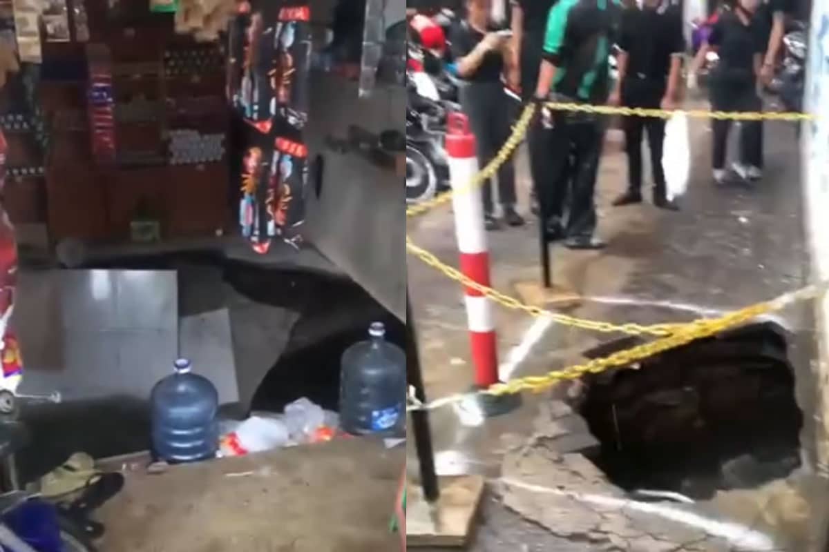 warung di Malang ambles