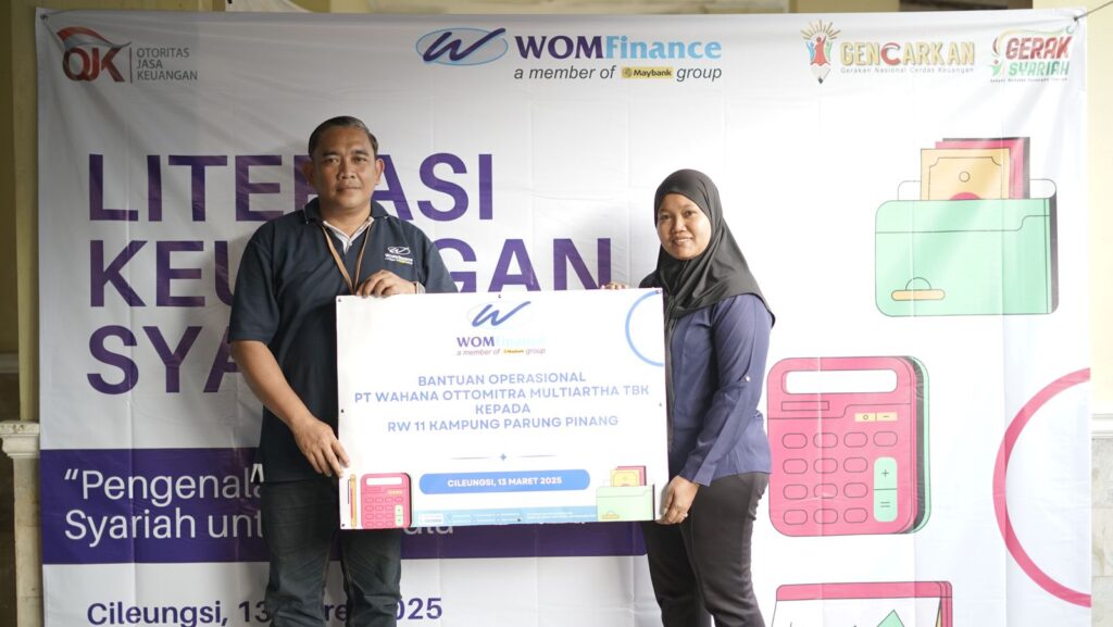 WOM Finance Gelar Literasi Keuangan Syariah di Kampung Parung Pinang
