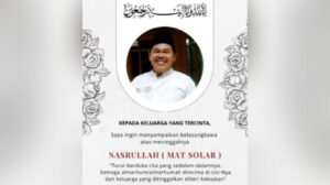 Profil Mat Solar, Pemeran Bajaj Bajuri dan Sinetron Tukang Bubur Naik Haji yang Tutup Usia