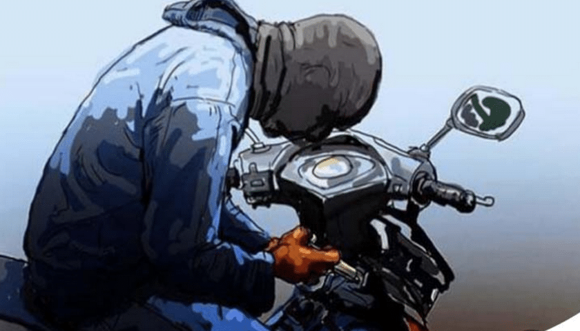 Ilustrasi Korban Curanmor Banting Pelaku (Poltri.go.id)