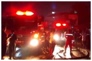 SPBU Mini di Warung Madura Kota Serang Terbakar, Diduga Disambar Petir