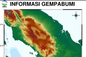 Selasa Pagi Gempa Tektonik Guncang Tapanuli Utara