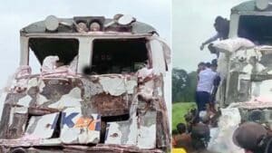 Kecelakaan KA Kertanegara dan Truk di Ngadiluwih Kediri Dua Orang Kritis di Rawat di RS Gambiran