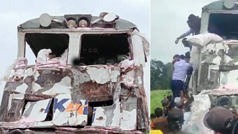 Kecelakaan KA Kertanegara dan Truk di Ngadiluwih Kediri Dua Orang Kritis di Rawat di RS Gambiran