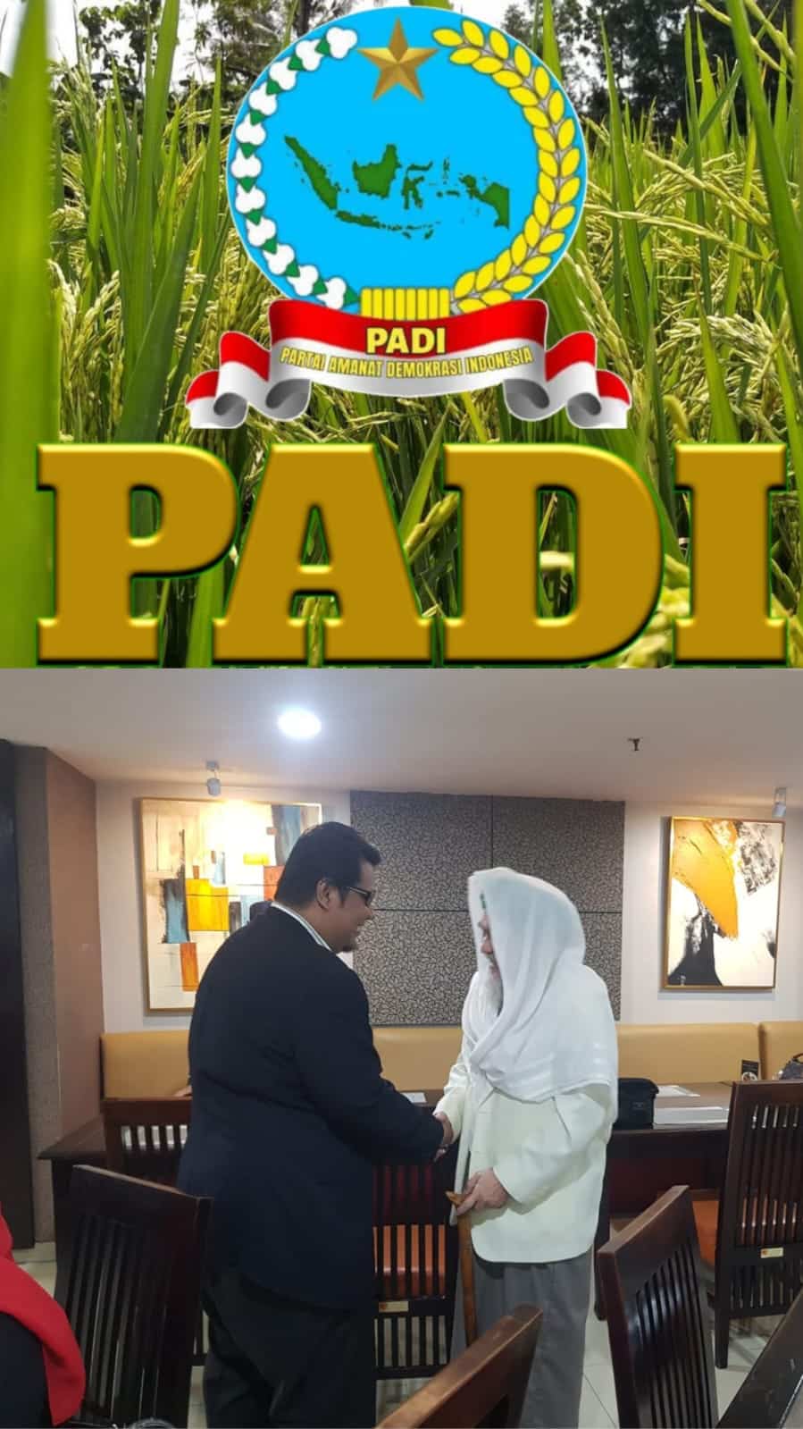 Pimpinan Partai PADI menemui tokoh masyarakat. (Ist)