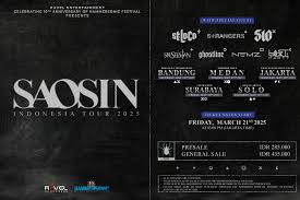 Saosin Indonesia Tour 2025