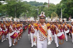 Promosi Rekrutmen Terpadu Kepolisian diiringi Drumcorps Cendrawasih Taruna Akpol Berlangsung Meriah