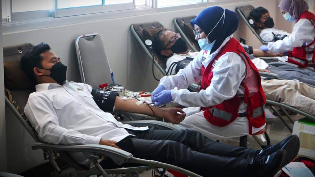 Komunitas Salam Setetes Darah Lebak Gelar Donor Darah
