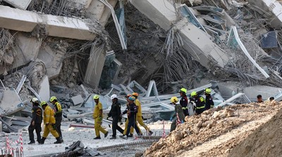 Gempa M 7,7 di Myanmar meluluhlantahkan bangunan dan menewaskan 1.002 orang. (tangkap layar)