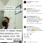 Video Dokter Dapat Resep Panjang Umur dari Pasien (Instagram/mood.jakarta)