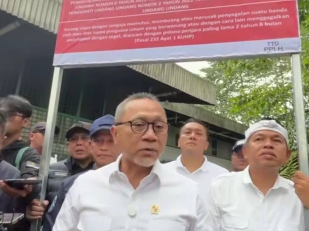 Menko Zulhas, Respon Dugaan Pelanggaran, Segel Empat Perusahaan di Cisarua Bogor