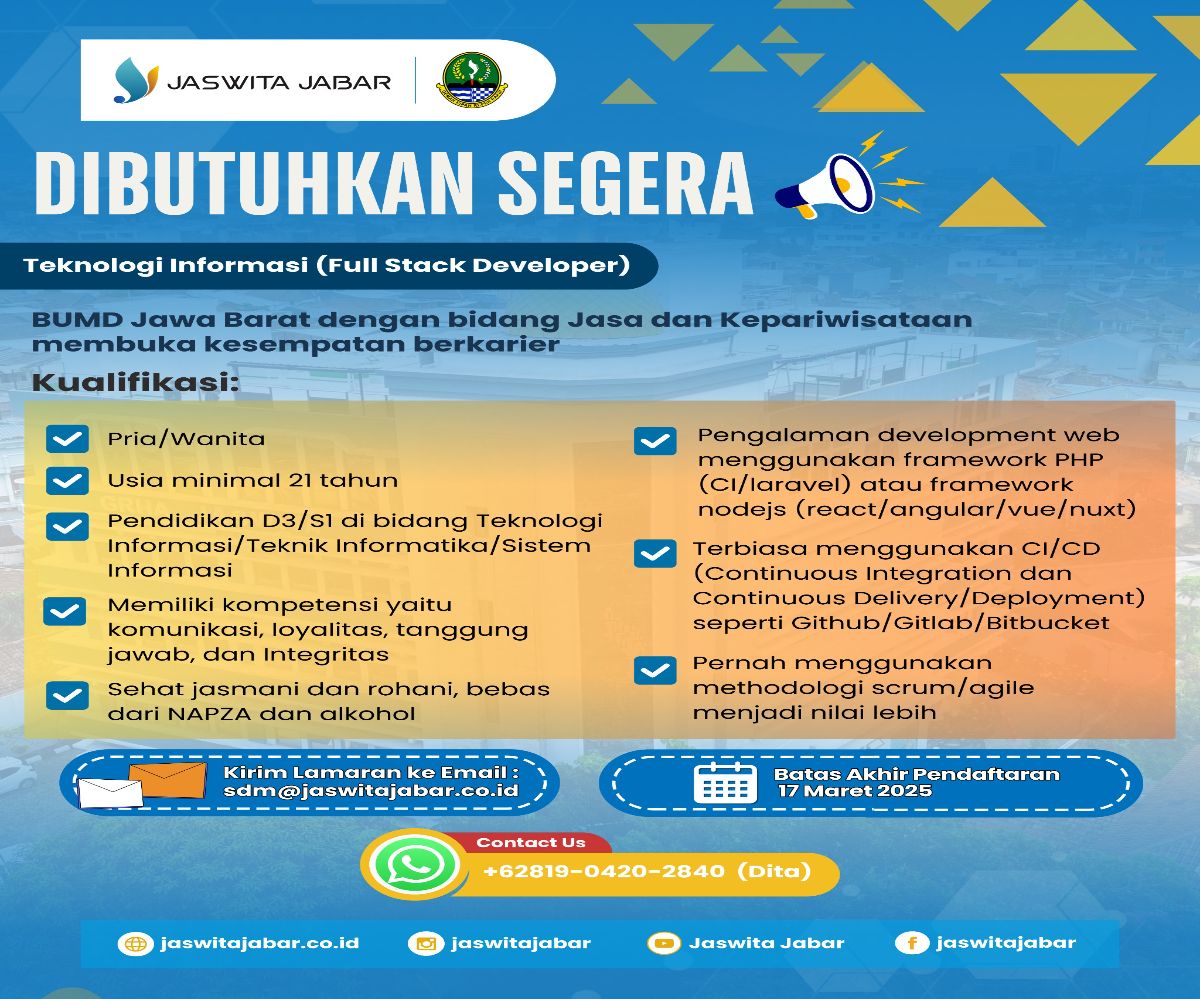 loker jaswita jabar