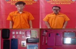Polres Banjar Tangkap Dua Pengedar Sabu, Temukan Belasan Gram Barang Bukti