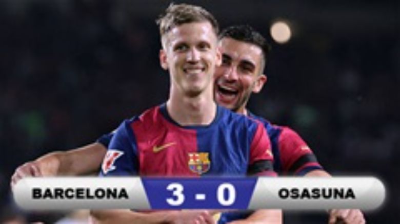 Hasil Barcelona 3-0 Osasuna: Barca Unggul 3 Poin dari Real Madrid