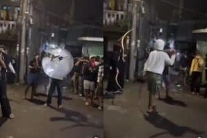 VIRAL! Aksi Heroik Emak-emak Bubarkan Remaja Tawuran Beredar di Sosial Media, Netizen: Pemberani Ibu Itu