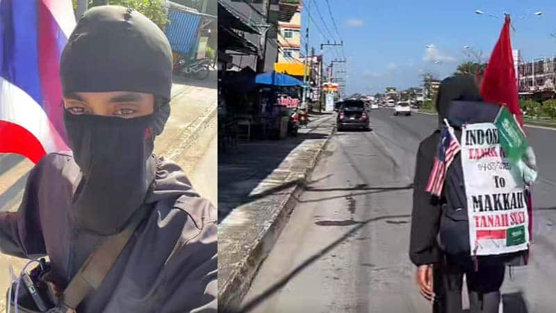 Ke Makkah Jalan Kaki : Dani dan Handy Sudah Sampai Thailand Arah India di Hari Ke-86