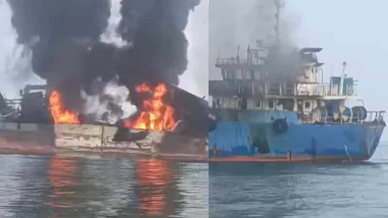kapal tengker meledak
