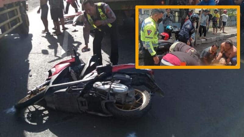 Dua Peristiwa Laka Tragis Sidoarjo: Terlindas Truk Mahasiswi Nganjuk Tewas Dua Warga Surabaya Luka Berat