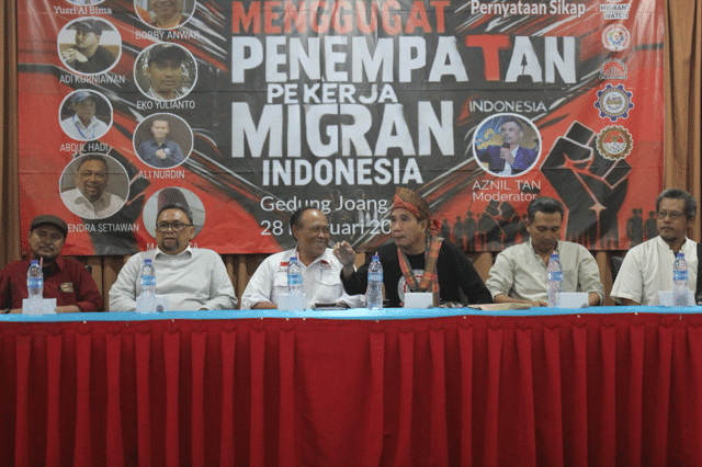 Aktivis PMI menggelar diskusi publik di Jakarta. ((st)