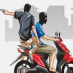 Ilustrasi aksi kejahatan pencurian motor. (KIS/IST)