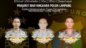 Gerebek Judi Sabung Ayam, Kapolsek Negara Batin dan Dua Personel Gugur dalam Tugas Kepolisian