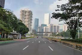 Jalan di Jakarta yang biasa dilakukan ganjil genap terhadap kendaraan roda empat. (Ist)