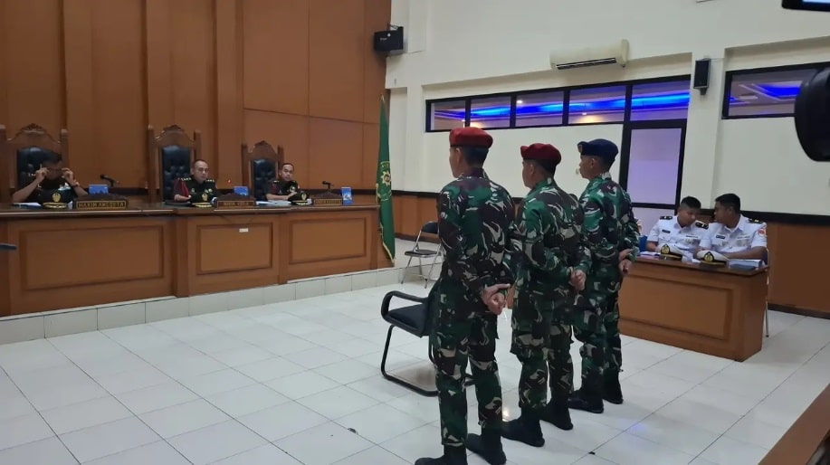 Dua Anggota TNI AL Penembak Bos Rental Dihukum Seumur Hidup dan Dipecat, Satu Divonis 4 Tahun