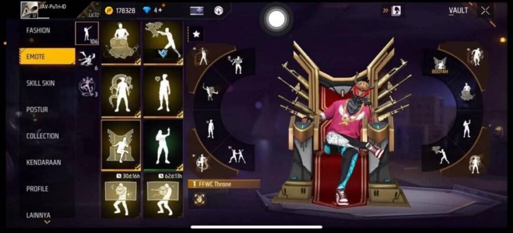 43 Akun FF Sultan Gratis yang Punya Level Max Login via Email Hari Ini 15- 16 April 2025