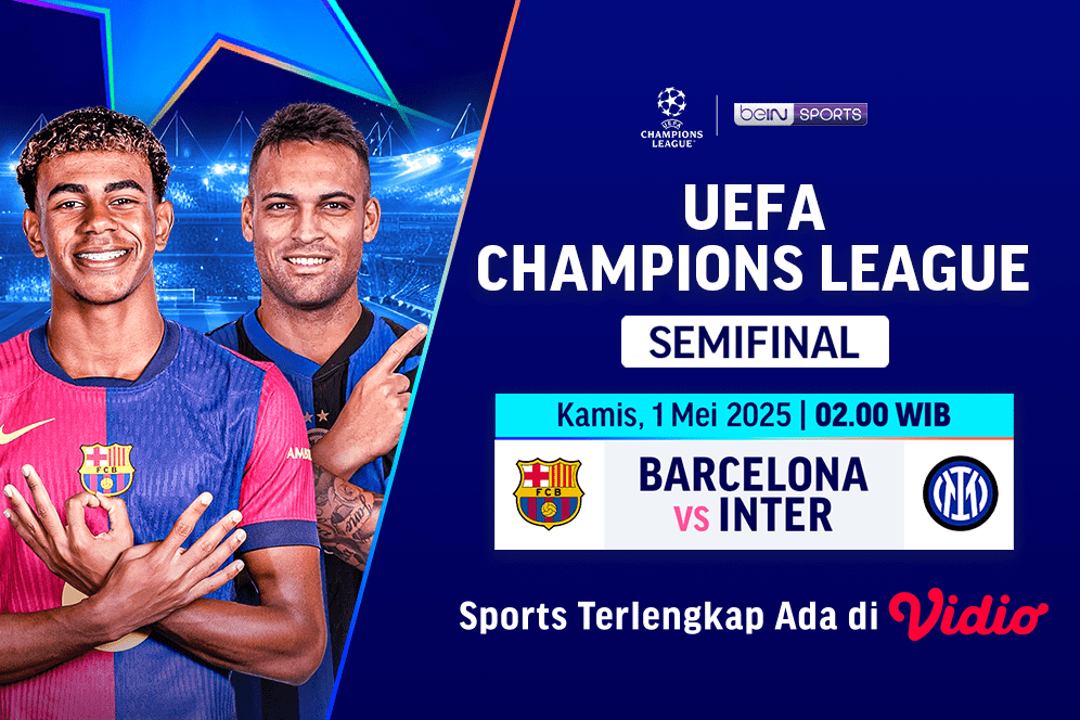 Link Live Streaming Barcelona vs Inter Milan