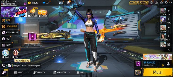 Rebut Sekarang 13 Akun FF Sultan Gratis 17- 18 April 2025 No Litomplo Nena Gamer, Full Item Premium
