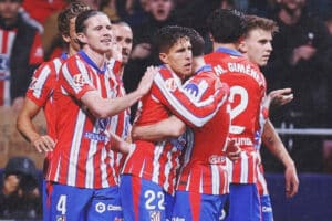 Skor Atletico Madrid vs Valladolid 4-2, Alvarez Brace!