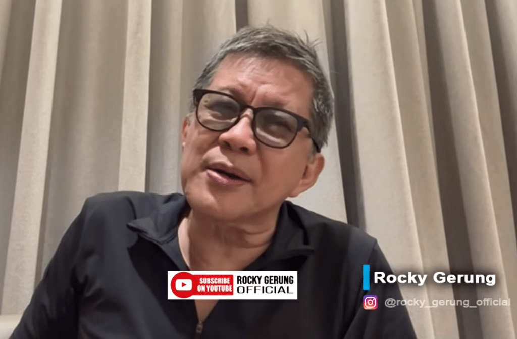Rocky Gerung Puji Keberanian Purnawirawan TNI yang Pertanyakan Jabatan Gibran