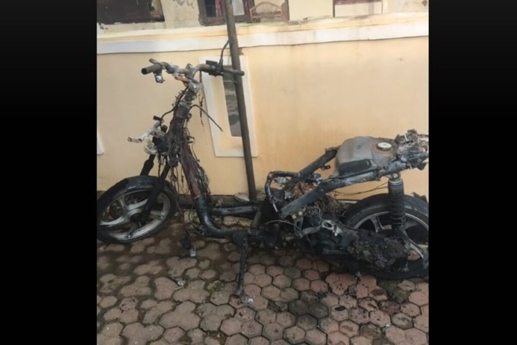 Honda Beat Meledak Saat Kabur, Dua Terduga Maling Motor di Koja Luka Bakar 40 Persen