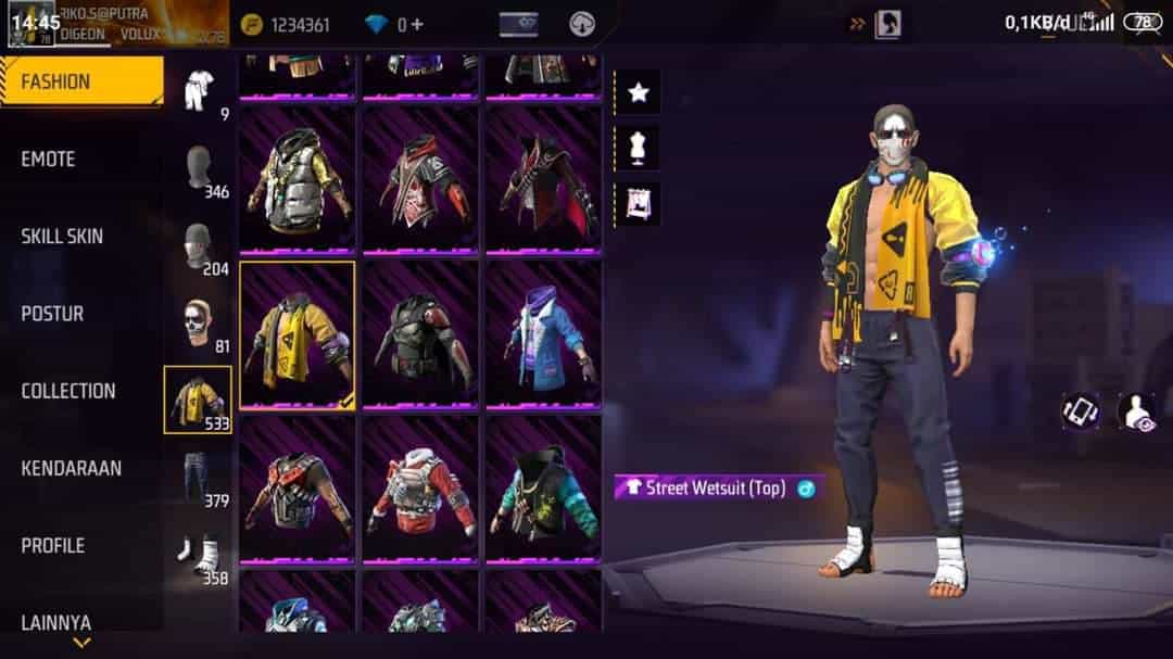 item menarik dari kode redeem