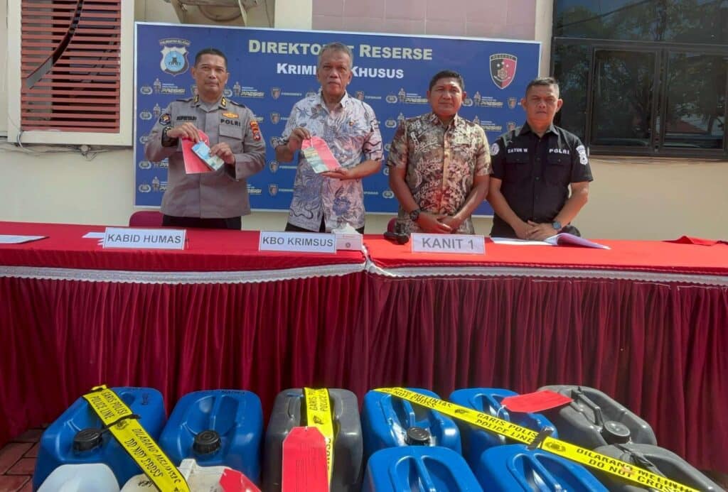 Jual Pertalite Diatas HET, Dua Operator SPBU di Banjarmasin Diamankan Polisi