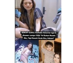 Viral! Nathalie Holscher Raup Rp150 Juta dari Aksi DJ