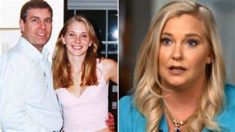 Virginia Giuffre ketika muda bersama Pangeran Andrew.