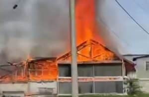 Detik-detik Kandang Ayam Terbakar Habis di Magetan, Sekitar 15 Ribu Ayam Ikut Terpanggang