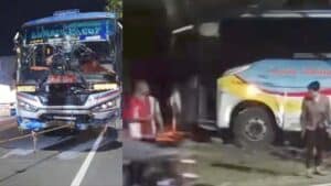 Teror Mudik Lebaran: Bus Sugeng Rahayu Tabrak Pengendara Motor Seorang Anak Tewas