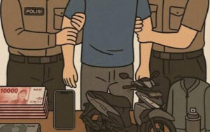 Beli Rokok Pakai Uang Palsu, Pria di Bogor Digiring ke Kantor Polisi