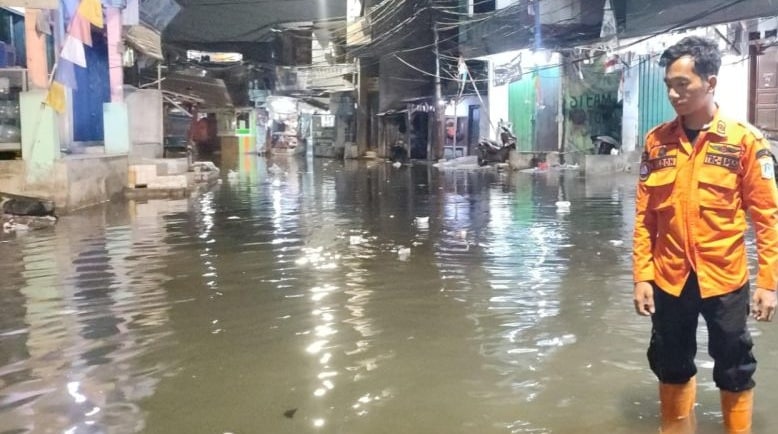 Pluit Kembali Tenggelam! Banjir Rob Kepung Satu RT