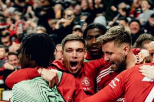Skor MU vs Lyon 5-4, Banjir Gol di Old Trafford