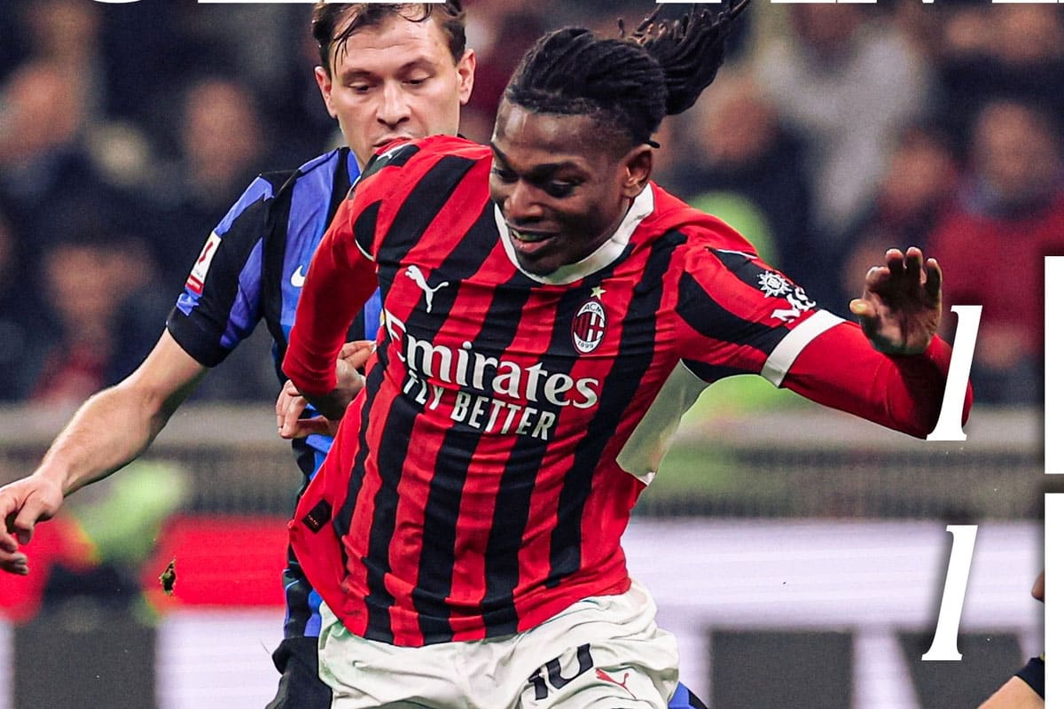 skor ac milan vs inter milan