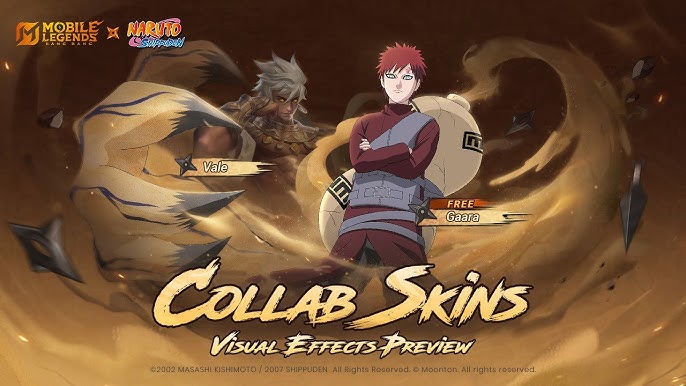 Cara Dapat Skin Vale Gaara Gratis di Event Jalan Seorang Ninja MLBB x Naruto, Cuma Butuh Konsistensi