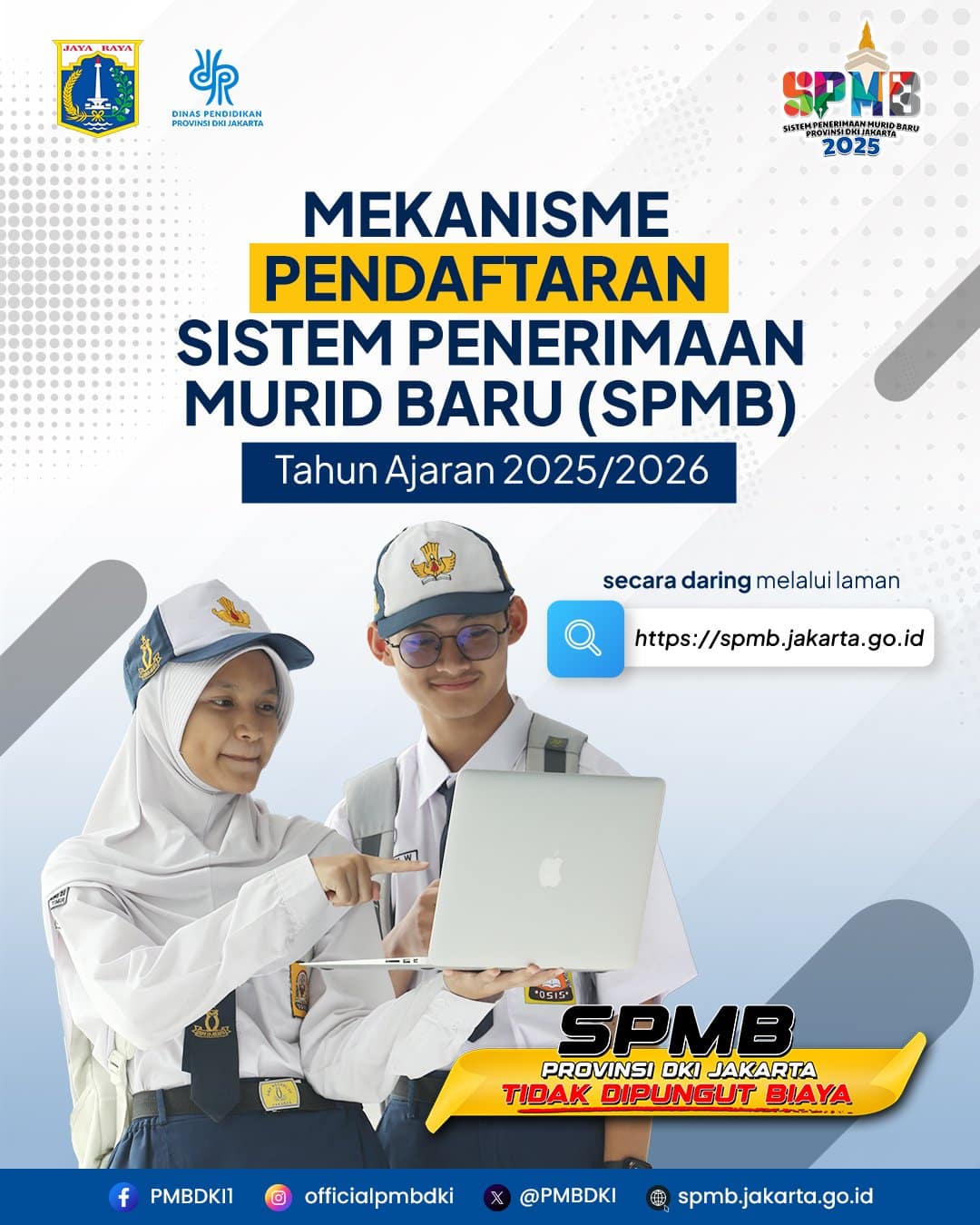 Cara Pengajuan Akun SPMB Jakarta 2025 Jadwal, Tata Cara, Link Daftar PPDB