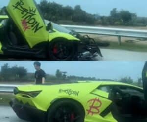 Lamborghini Mewah Kecelakaan di Jombang, Terungkap Milik CEO Perusahaan Ternama!