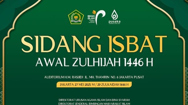 Hasil Sidang Isbat Idul Adha 2025, Kemenag Tetapkan 1 Zulhijah 1446 H Jatuh pada 28 Mei