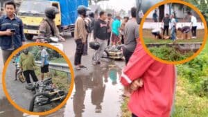 Kecelakaan Tragis Driyorejo Gresik! Truk Adu Banteng vs Pemotor Dua Warga Banjaran Kehilangan Nyawanya