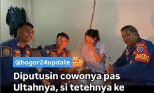 Unik! Ditinggal Pacar di Hari Ultah, Gadis Bogor Pilih Rayakan Bersama Damkar