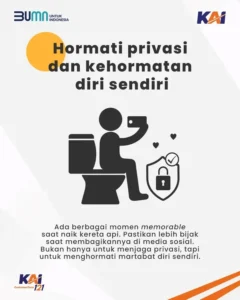Viral Selfie di Toilet Kereta, KAI Imbau Penumpang Jaga Etika Bermedia Sosial